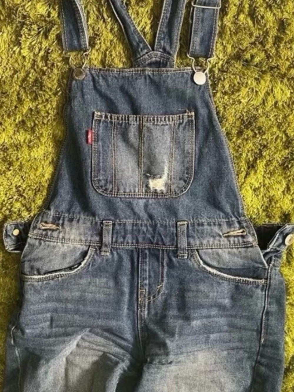 Levi Denim Blue Kids Overalls - Classic Casual 🌺